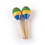 Customized colorful wood maracas