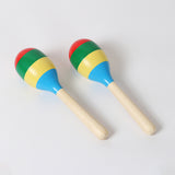 Customized colorful wood maracas