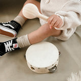 Nature sheepskin tambourine