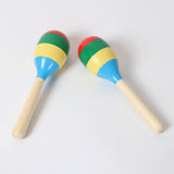 Customized colorful wood maracas